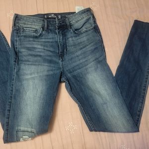 Hollister size 3R super skinny high rise jeans